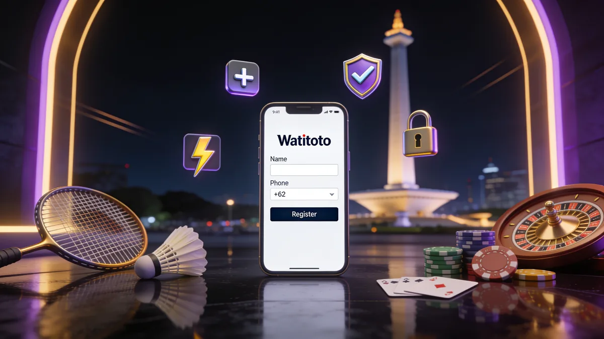 Proses Login watitoto 124 untuk pemain di Indonesia